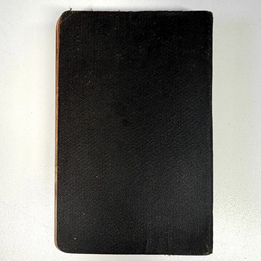 Antique 1903 New Testament Pocket Bible Agate 32mo American Bible Society